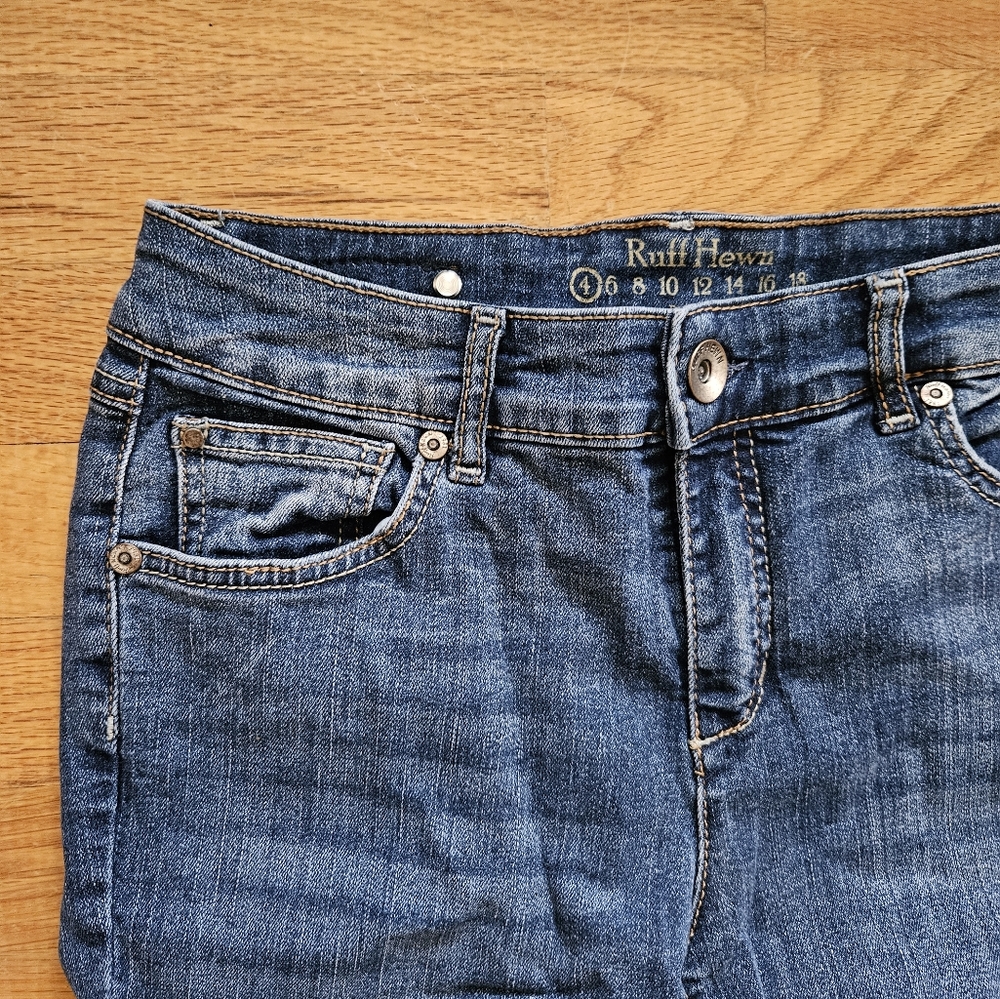 Ruff hewn medium Blue skinny jeans size 4